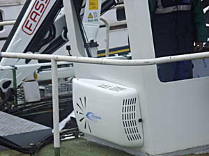 Montage climatiseur Hy-Gloo pour une cabine de bateau